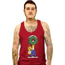 Load image into Gallery viewer, Daily_Deal_Shirts Tank Top, Unisex / Small / Red Festive Feast
