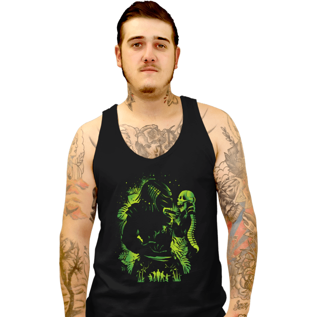 Secret_Shirts Tank Top, Unisex / Small / Black Hunter Of Humans