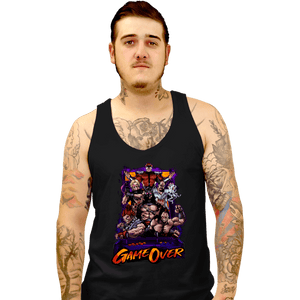 Daily_Deal_Shirts Tank Top, Unisex / Small / Black Fighting Game Over