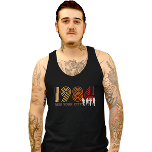 Shirts Tank Top, Unisex / Small / Black New York City 1984