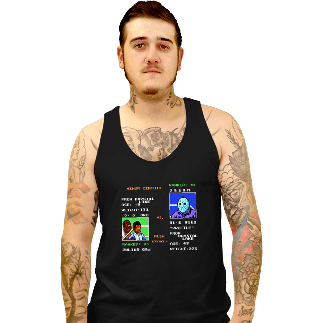 Daily_Deal_Shirts Tank Top, Unisex / Small / Black Jason Punch-Out