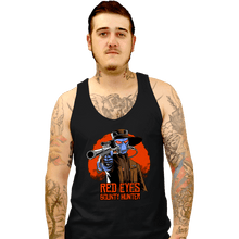 Load image into Gallery viewer, Daily_Deal_Shirts Tank Top, Unisex / Small / Black Red Eyes Bounty Hunter
