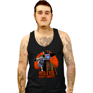 Daily_Deal_Shirts Tank Top, Unisex / Small / Black Red Eyes Bounty Hunter