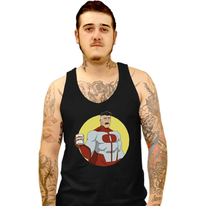 Daily_Deal_Shirts Tank Top, Unisex / Small / Black Superdad No 1