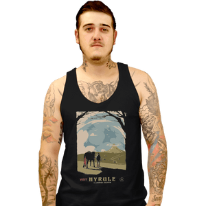 Shirts Tank Top, Unisex / Small / Black Epona Visit Hyrule