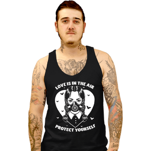 Daily_Deal_Shirts Tank Top, Unisex / Small / Black Love Is In The Air