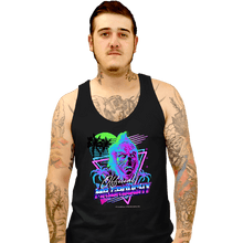 Load image into Gallery viewer, Shirts Tank Top, Unisex / Small / Black Mr Grouchy x CoDdesigns Neon Retro Tee
