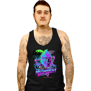 Shirts Tank Top, Unisex / Small / Black Mr Grouchy x CoDdesigns Neon Retro Tee