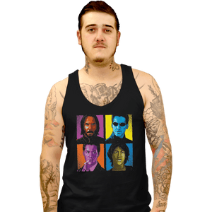 Shirts Tank Top, Unisex / Small / Black Pop Keanu