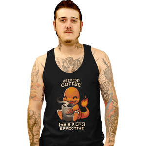 Shirts Tank Top, Unisex / Small / Black Hot Coffee
