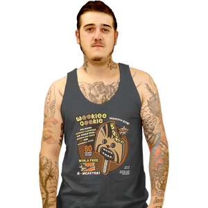 Shirts Tank Top, Unisex / Small / Charcoal Wookiee Cookie