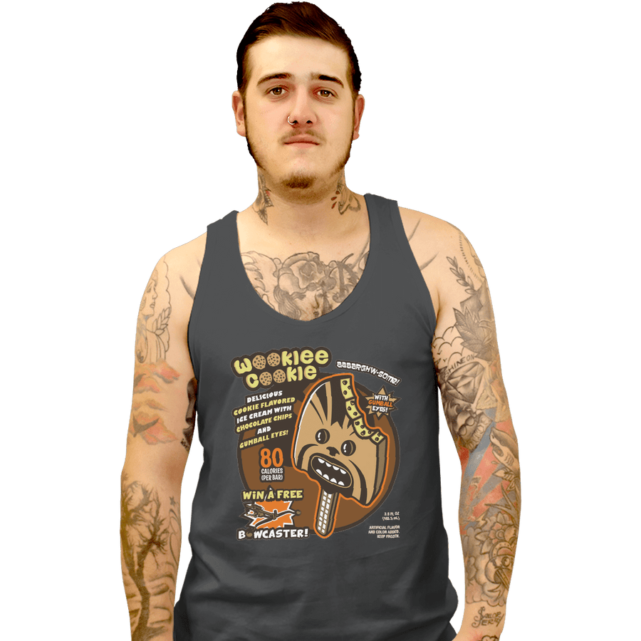 Shirts Tank Top, Unisex / Small / Charcoal Wookiee Cookie