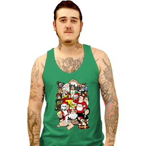 Secret_Shirts Tank Top, Unisex / Small / Sports Grey Christmas Chaos
