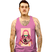 Load image into Gallery viewer, Shirts Tank Top, Unisex / Small / Pink Demon Nezuko
