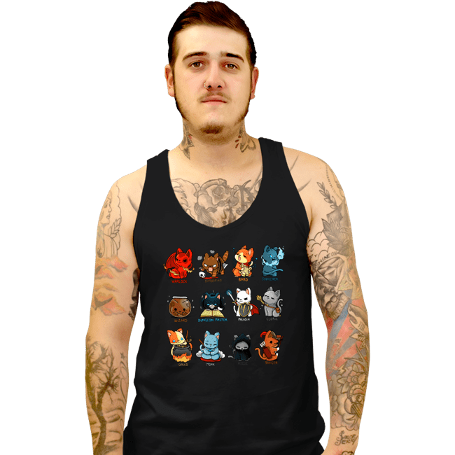 Shirts Tank Top, Unisex / Small / Black Cat Role Play