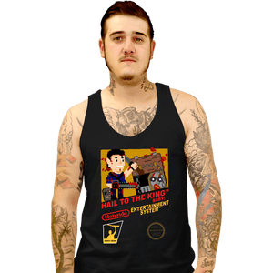 Daily_Deal_Shirts Tank Top, Unisex / Small / Black Hail To The King
