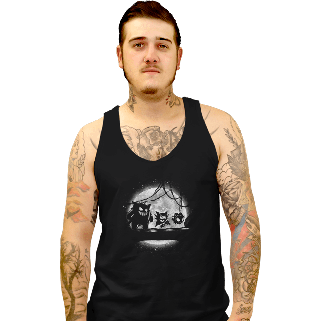Shirts Tank Top, Unisex / Small / Black Moonlight Ghost Types