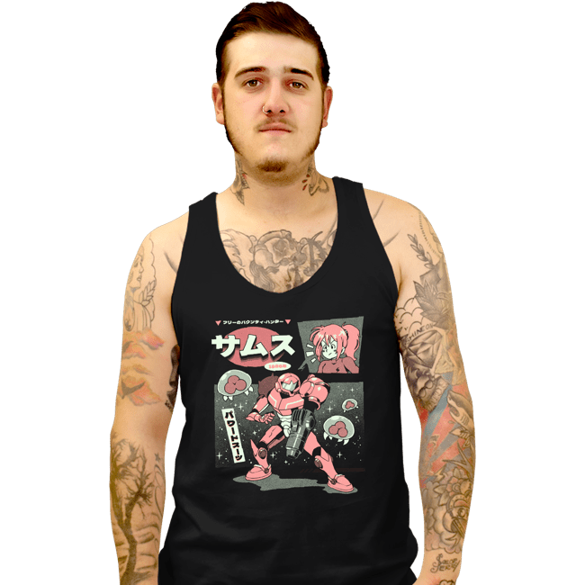 Daily_Deal_Shirts Tank Top, Unisex / Small / Black Bounty Hunter From Space
