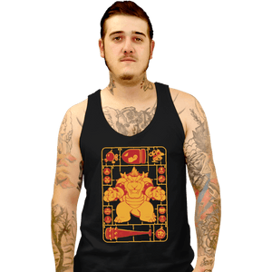 Daily_Deal_Shirts Tank Top, Unisex / Small / Black Bowser Model Sprue