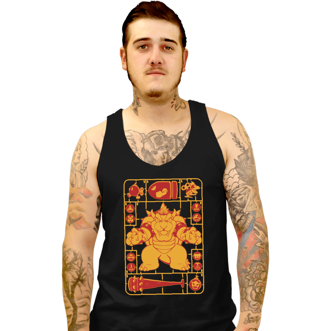 Daily_Deal_Shirts Tank Top, Unisex / Small / Black Bowser Model Sprue