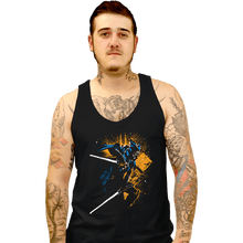 Load image into Gallery viewer, Secret_Shirts Tank Top, Unisex / Small / Black Two White Blades
