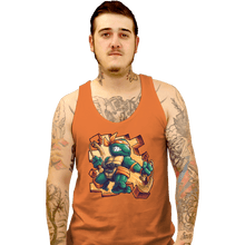 Load image into Gallery viewer, Secret_Shirts Tank Top, Unisex / Small / Orange Toy Mike!
