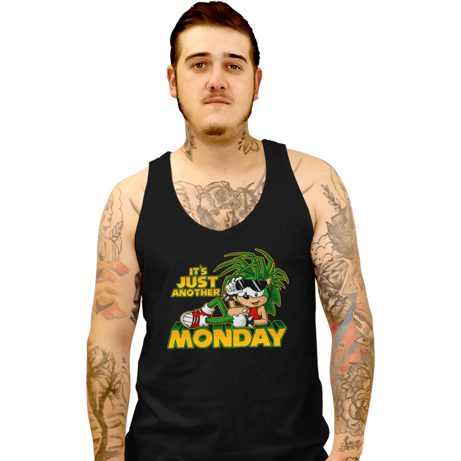 Shirts Tank Top, Unisex / Small / Black Manic Monday