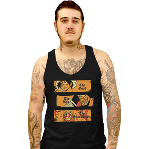 Daily_Deal_Shirts Tank Top, Unisex / Small / Black The Good The Bad and The Star Clown