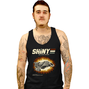 Daily_Deal_Shirts Tank Top, Unisex / Small / Black Shiny Heroes