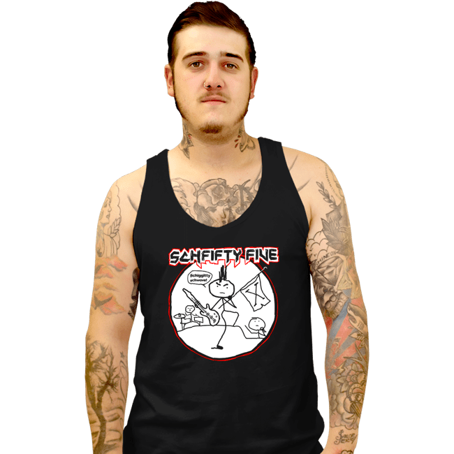Shirts Tank Top, Unisex / Small / Black Schfifty Five