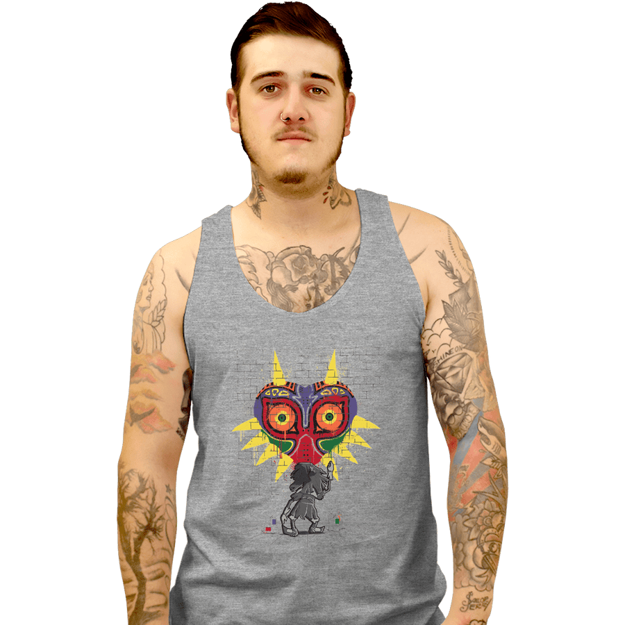 Shirts Tank Top, Unisex / Small / Sports Grey Majora's Graffiti