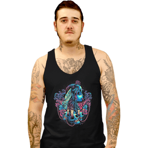Shirts Tank Top, Unisex / Small / Black Colorful Bride