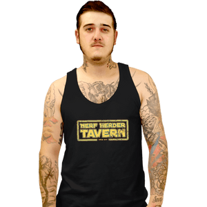 Shirts Tank Top, Unisex / Small / Black Nerf Herder Tavern