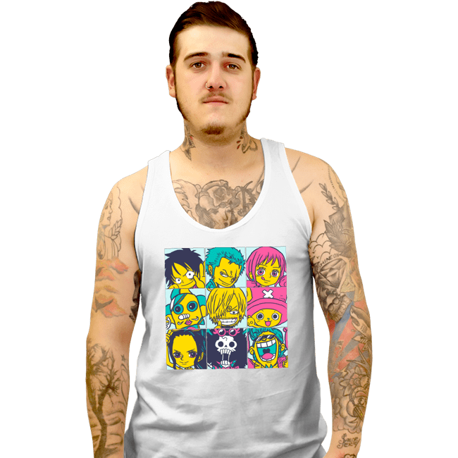 Secret_Shirts Tank Top, Unisex / Small / White Pirate Pop