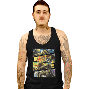 Shirts Tank Top, Unisex / Small / Black Turtle Power