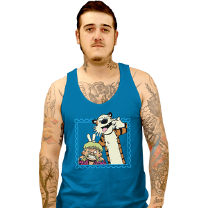 Shirts Tank Top, Unisex / Small / Sapphire Exotic Joe and Tiger