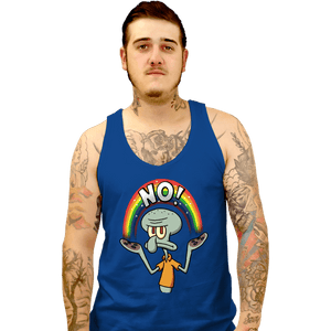 Daily_Deal_Shirts Tank Top, Unisex / Small / Royal Blue No!