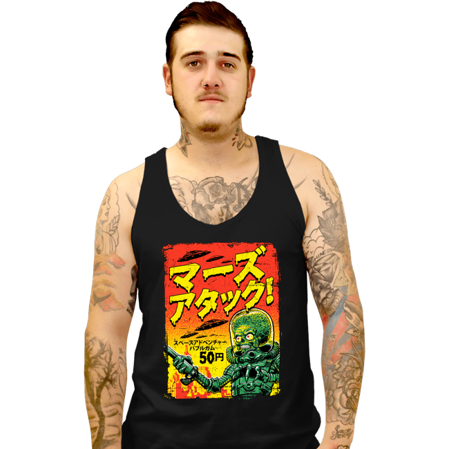 Shirts Tank Top, Unisex / Small / Black Mars Attacks