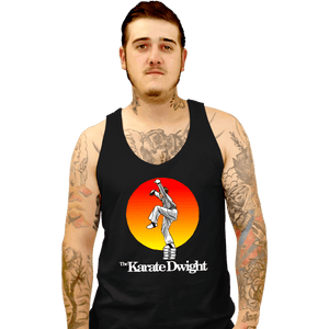 Shirts Tank Top, Unisex / Small / Black Karate Dwight