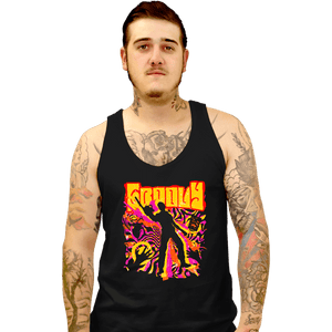 Daily_Deal_Shirts Tank Top, Unisex / Small / Black Retro Stay Groovy