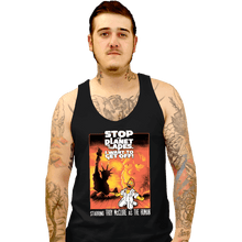 Load image into Gallery viewer, Secret_Shirts Tank Top, Unisex / Small / Black Stop The Planet
