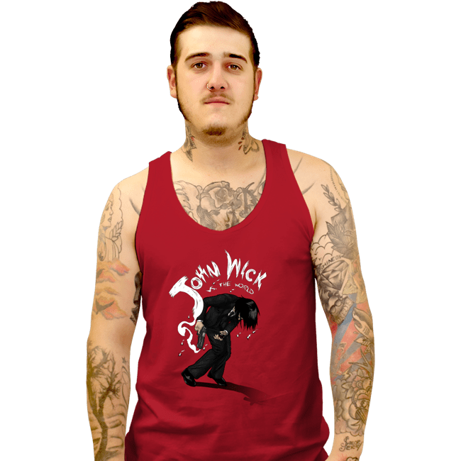 Secret_Shirts Tank Top, Unisex / Small / Red Wick VS The World