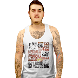 Shirts Tank Top, Unisex / Small / White Take On Me