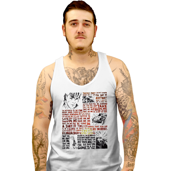 Shirts Tank Top, Unisex / Small / White Take On Me