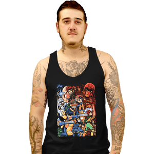 Daily_Deal_Shirts Tank Top, Unisex / Small / Black Mutant Pilgrim