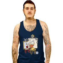 Load image into Gallery viewer, Shirts Tank Top, Unisex / Small / Navy Me, Myself, And Aang
