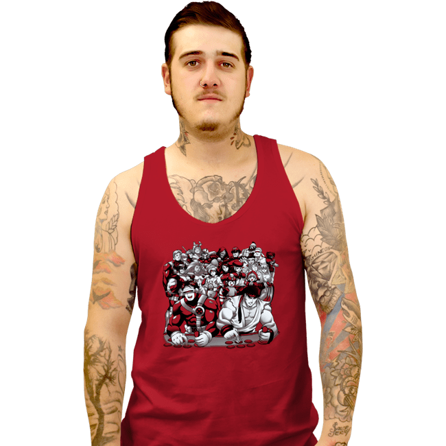 Secret_Shirts Tank Top, Unisex / Small / Red Old Friends