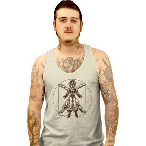 Daily_Deal_Shirts Tank Top, Unisex / Small / White Vitruvian Fyujon