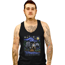 Load image into Gallery viewer, Secret_Shirts Tank Top, Unisex / Small / Black Van Gogh By The River
