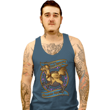 Load image into Gallery viewer, Last_Chance_Shirts Tank Top, Unisex / Small / Indigo Blue Chocobo Racer
